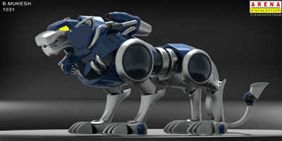 Arena Animation students_3d _works